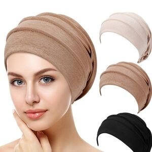 Women's Slouchy Beanie Headwear Cap / Hat, Black